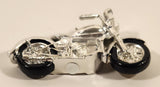 Motorcycle Hanging Chrome Silver Look Resin Christmas Tree Ornament