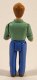 Fisher Price Loving Family Sweet Streets Man Light Green Shirt Blue Pants 3" Tall Toy Figure