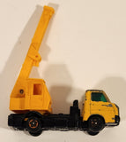 Vintage 1978 Tomica No. 49 Isuzu Elf FF Mypack Crane Truck Yellow 1/72 Scale Die Cast Toy Car Vehicle