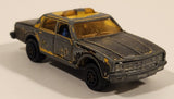 Vintage Majorette No. 240 Chevrolet Impala 444 Taxi Cab Black and Yellow 1/69 Scale Die Cast Toy Car Vehicle