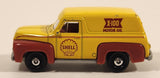 2022 Matchbox 1955 Ford F-100 Panel Delivery Truck Shell X-100 Motor Oil Yellow Die Cast Toy Car Vehicle
