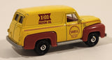 2022 Matchbox 1955 Ford F-100 Panel Delivery Truck Shell X-100 Motor Oil Yellow Die Cast Toy Car Vehicle