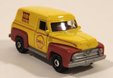 2022 Matchbox 1955 Ford F-100 Panel Delivery Truck Shell X-100 Motor Oil Yellow Die Cast Toy Car Vehicle