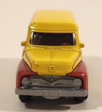 2022 Matchbox 1955 Ford F-100 Panel Delivery Truck Shell X-100 Motor Oil Yellow Die Cast Toy Car Vehicle