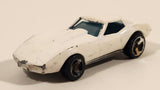 1996 Hot Wheels Corvette Stingray White Die Cast Toy Car Vehicle
