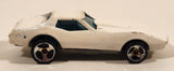 1996 Hot Wheels Corvette Stingray White Die Cast Toy Car Vehicle