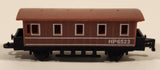 1990s Soma Train Car HP6523 Brown Red Plastic Toy Railroad Vehicle