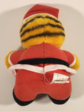 1990 McDonald's Garfield Santa Claus 8" Stuffed Plush Toy