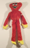 Poppy Playtime Red Huggy Wuggy 16" Tall Toy Stuffed Plush with Velcro Hands