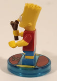 2015 Lego Dimensions The Simpsons Bart Simpson Figure on Base with Slingshot 71211