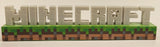 2021 Mojang Paladone Minecraft Logo Block Letters Light Up Desktop Display Sign