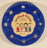2002 The Loving Friend Company World Cup Peanuts United Features Syndicate Snoopy & Friends Metal Serving Tray
