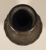 Vintage Japanese Meiji Period 9 1/2" Heavy Metal Bronze Vase with Phoenix Bird Handles