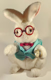 1991 Target Stores Commonwealth Toy & Novelty Co. Disney Alice in Wonderland White Rabbit 16" Stuffed Plush Toy