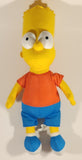 2005 Nanco The Simpsons Bart Simpson 17" Stuffed Plush Toy