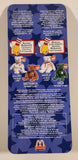 1999 McDonald's Ty Beanie Babies Glory The Bear White with Blue and Red Stars 5" Tall Plush Stuffed Animal Toy New in Package