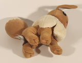 2022 Jazwares Nintendo Creatures Game Freak Pokemon Eevee 8" Stuffed Plush Toy