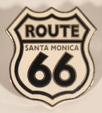 Santa Monica California Route 66 Road Sign Shaped Enamel Metal Lapel Pin