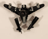 Vintage 1984 Tonka Bandai GoBots Zero Fighter Jet 3 1/2" Transforming Airplane Toy Figure