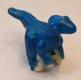 2017 Kinder Joy Jurassic World Blue Velociraptor Dinosaur 1 1/2" Plastic Toy Figure