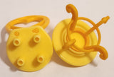 2015 Kinder Maxi Hello Kitty Tea Break Yellow Chair and Table with Tea Set Plastic Toy Dollhouse Furniture