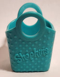 2015 McDonald's Moose Shopkins Shopping Basket Green Plastic Toy