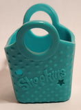 2015 McDonald's Moose Shopkins Shopping Basket Green Plastic Toy