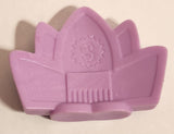 2015 McDonald's Shopkins Tiara Purple 1 5/8" Plastic Toy Figure