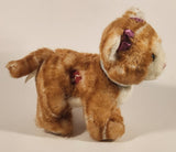 Russ Berrie & Co Orange Kitty Cat with Pink Bows 8" Stuffed Plush Toy