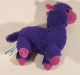 2019 Specialty Toys Direct Ideal Toys Direct Purple and Pink Llama 7 1/2" Stuffed Plush Toy
