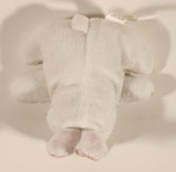 Smilemakers White Bunny Rabbit Laying Down 5" Stuffed Plush Toy