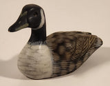 Vintage Pacific Rim Carvers Canadian Goose 3 1/2" Light Weight Wood Carved Figurine Missing One Eye