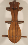 Vintage Schneider Enterprises Gifts Ltd Woodstock Ontario Canada Wood Souvenir Spoon Rack Wall Shelf