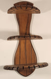Vintage Schneider Enterprises Gifts Ltd Woodstock Ontario Canada Wood Souvenir Spoon Rack Wall Shelf