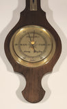 Vintage Tradition Thermometer Barometer 20 1/4" Wood Weather Station