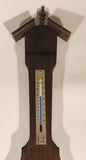 Vintage Tradition Thermometer Barometer 20 1/4" Wood Weather Station