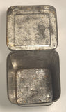 Rare Antique Tetleys Tea Golden Tips Dark Green Tin Metal Container