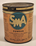 Vintage John Wyeth & Brother (Canada) Ltd Walkerville, Ontario SMA Powder A Formula For Infants 4 3/4" Tin Metal Can
