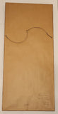 Vintage 1970s Paragon Blue Thistle In Bloom Flower Crewel Cross Stitch Large 16 3/4" x 37" Wood Framed Embroidery Wall Art