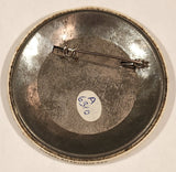 Have You Seen Villeroy & Boch Bride and Groom 2 1/2" Round Button Pin