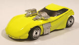 1994 Hot Wheels Ultra Hots Twin Mill II Bright Yellow Die Cast Toy Car Vehicle