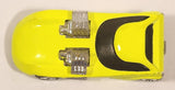 1994 Hot Wheels Ultra Hots Twin Mill II Bright Yellow Die Cast Toy Car Vehicle