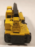 Vintage 1982 Hot Wheels Wheels Workhorses Construction Crane Yellow Die Cast Toy Car Vehicle