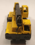 Vintage 1982 Hot Wheels Wheels Workhorses Construction Crane Yellow Die Cast Toy Car Vehicle