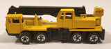 Vintage 1982 Hot Wheels Wheels Workhorses Construction Crane Yellow Die Cast Toy Car Vehicle