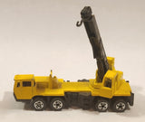 Vintage 1982 Hot Wheels Wheels Workhorses Construction Crane Yellow Die Cast Toy Car Vehicle