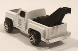 Summer SM8589 Fast Running Wheel Police Dept Tow Truck Sheriff Police White Die Cast Toy Car Vehicle