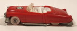1993 McDonald's Hot Wheels Gas Hog Cadillac Convertible Red Plastic Body Toy Car Vehicle