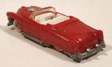 1993 McDonald's Hot Wheels Gas Hog Cadillac Convertible Red Plastic Body Toy Car Vehicle