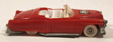 1993 McDonald's Hot Wheels Gas Hog Cadillac Convertible Red Plastic Body Toy Car Vehicle